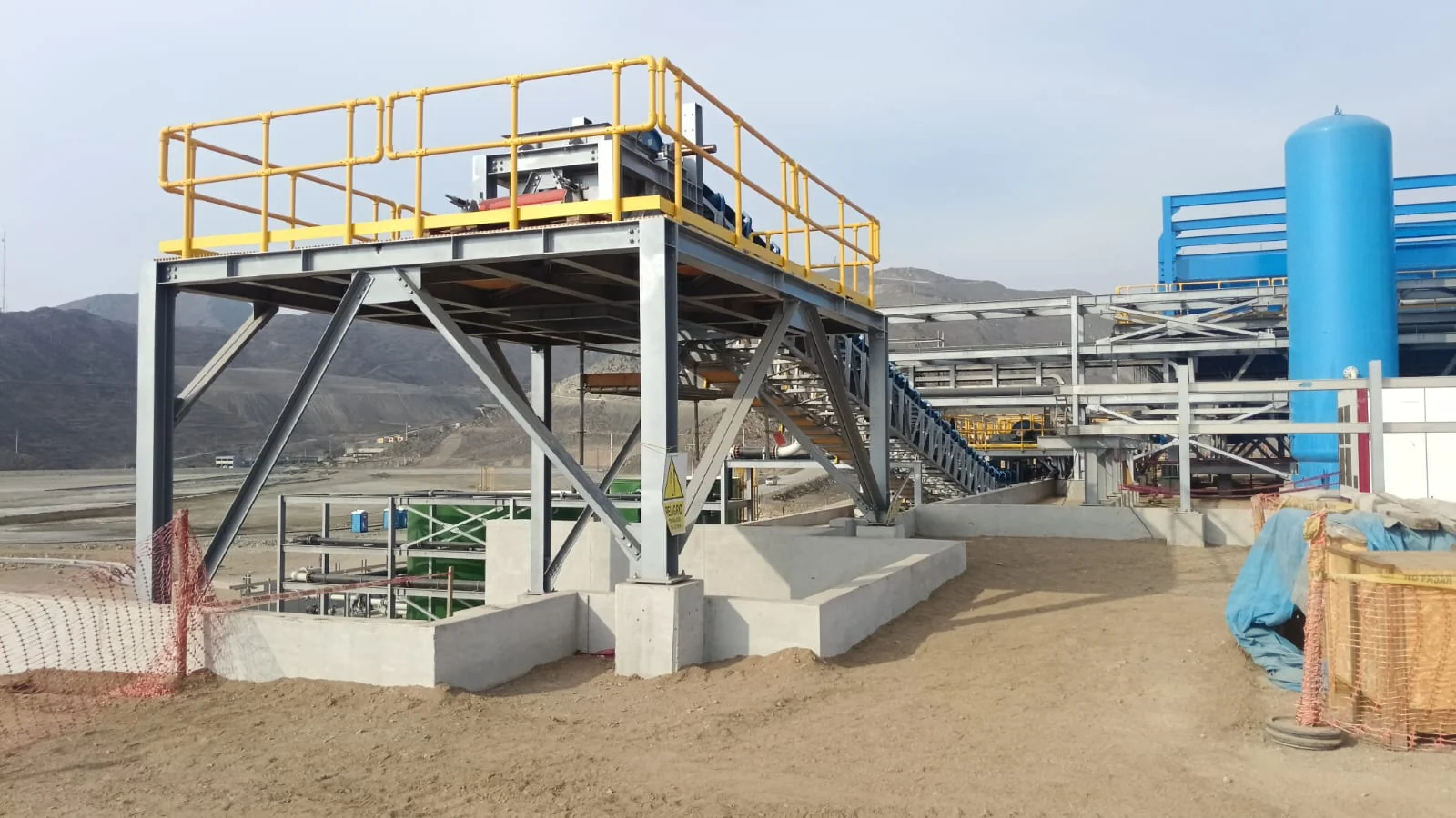 Planta de filtrado de relaves